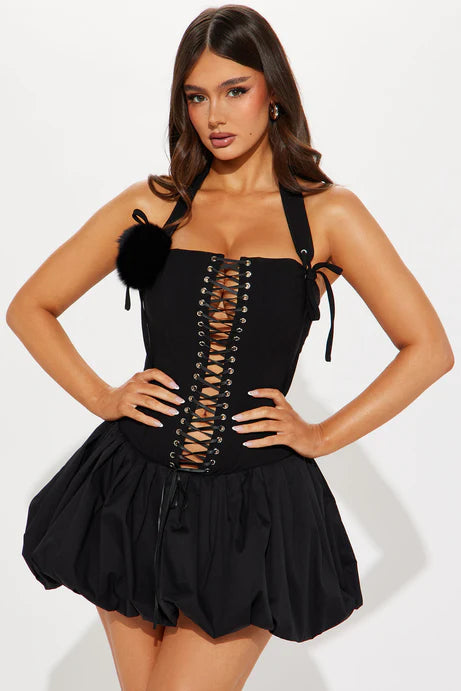 Analia Bubble Mini Dress