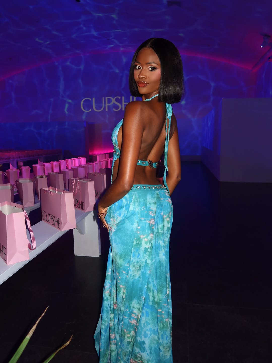 Lights Camera Action Dress - Crystal Tide