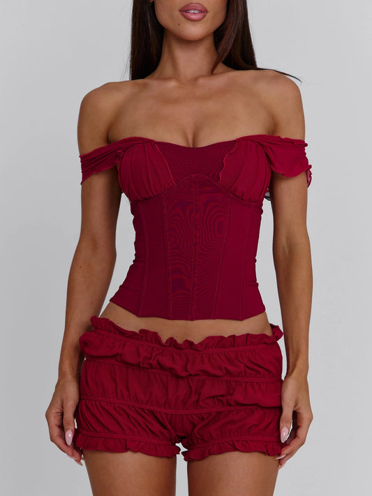 Amaya Top & Shorts Set