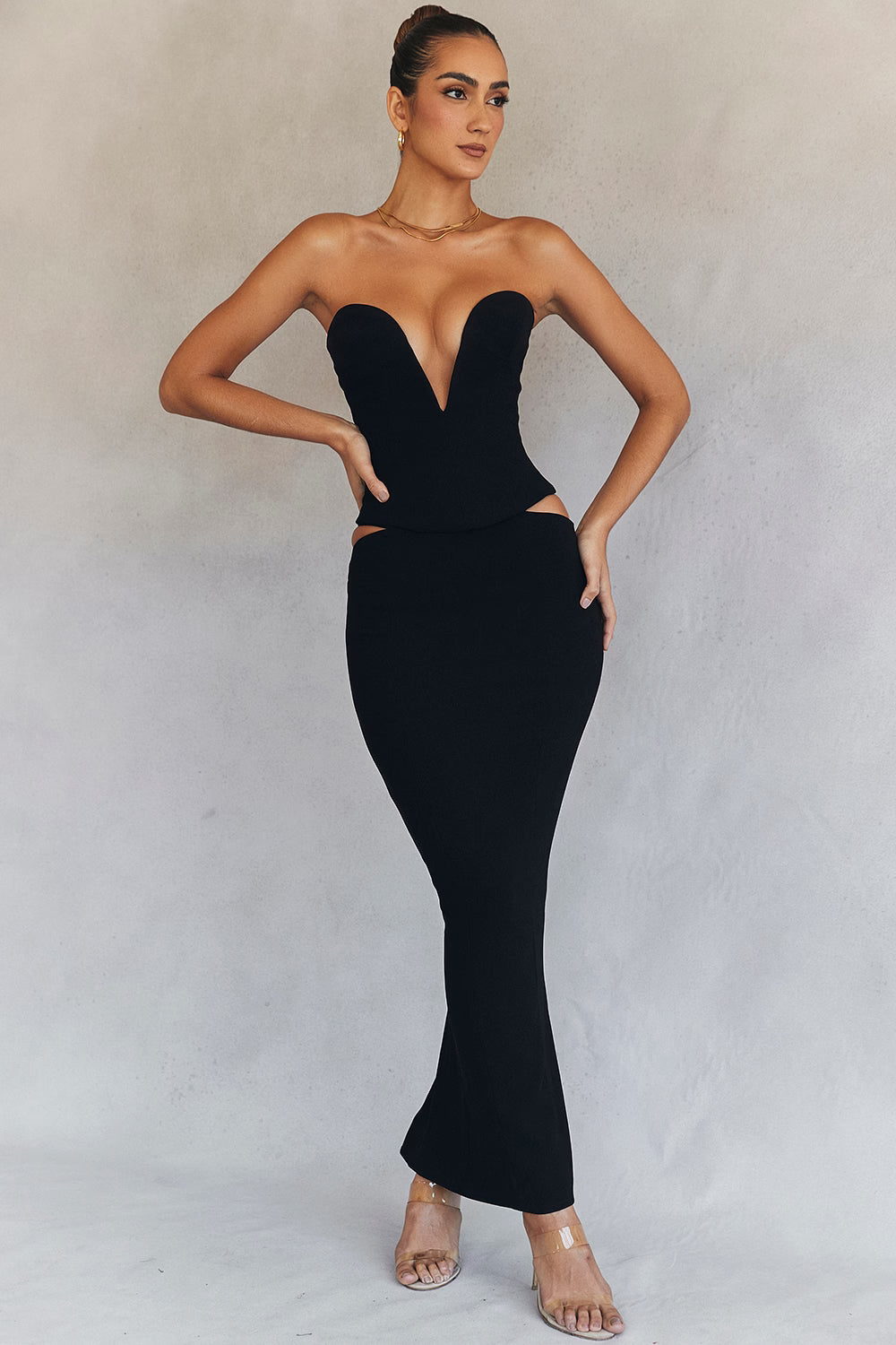 Martinez Cutout Maxi Skirt