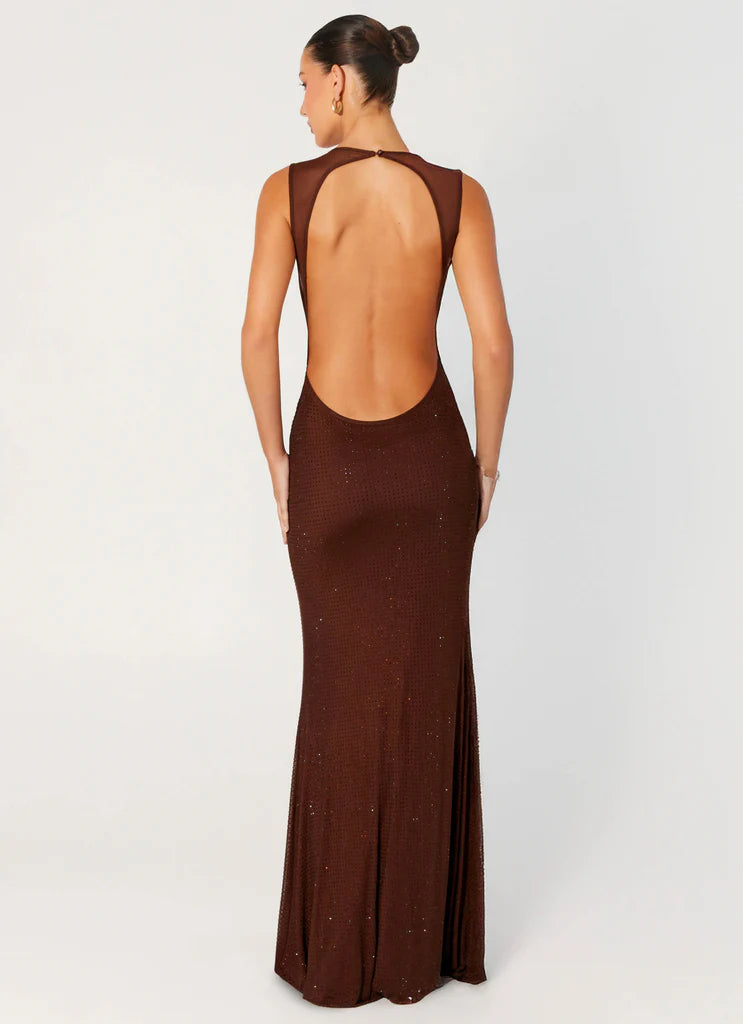 Hot Sequins Maxi Dress