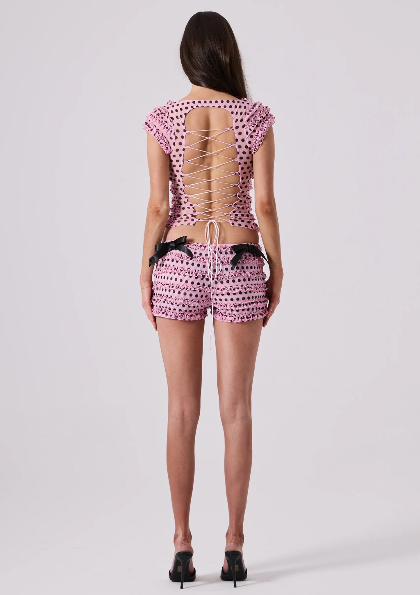 Amelia Ruffle Set - Polka Edition